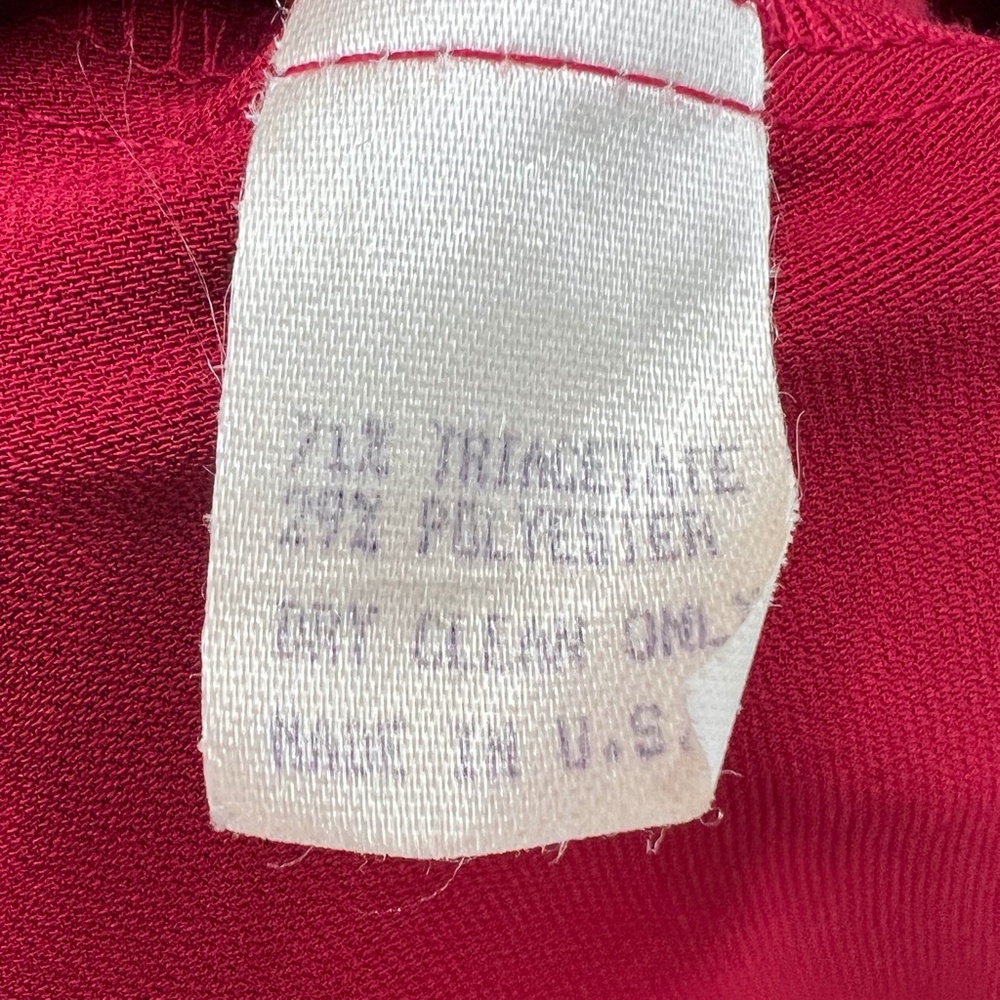 BLANQUE BRIGHT RED BUTTON DOWN SWING JACKET COAT … - image 13